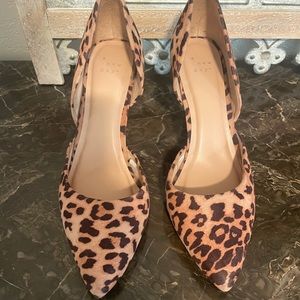 Leopard Heels. Size 9-1/2